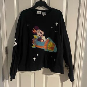Disneyworld Space Astro Orbiter Minnie Sweatshirt